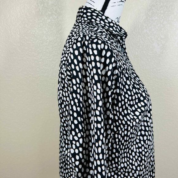 J crew brown shirt Button-up stretch cotton poplin shirt in signature fit size M - Picture 8 of 15